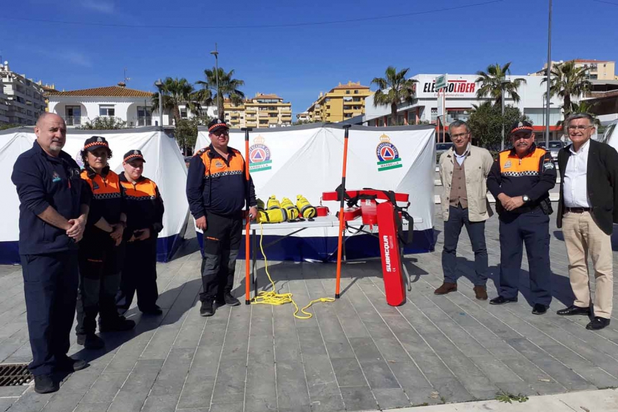 Protección Civil dispondrá de una base de salvamento permanente en San Pedro Alcántara, que se sumará a la existente en Marbella, y nuevo material para reforzar su labor en las playas