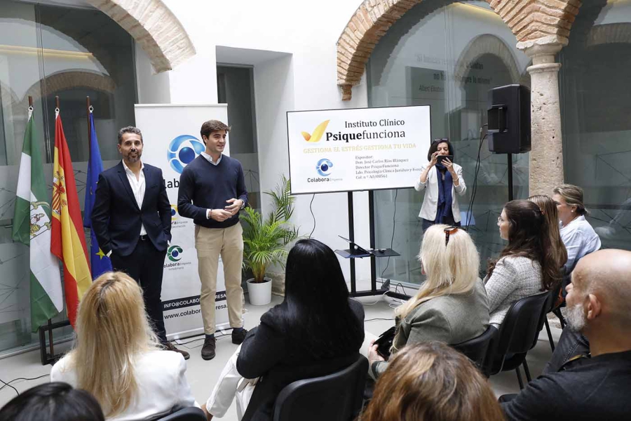 El Ayuntamiento de Marbella y la plataforma Colabora Empresa desarrollan una charla dirigida a combatir el estrés en el sector
