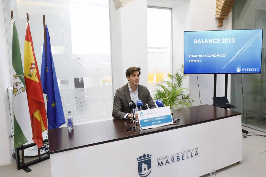 Marbella registró en 2023 cifras económicas récord, superando por primera vez los 80.000 cotizantes a la Seguridad Social y situando el desempleo en los valores más bajos de su historia