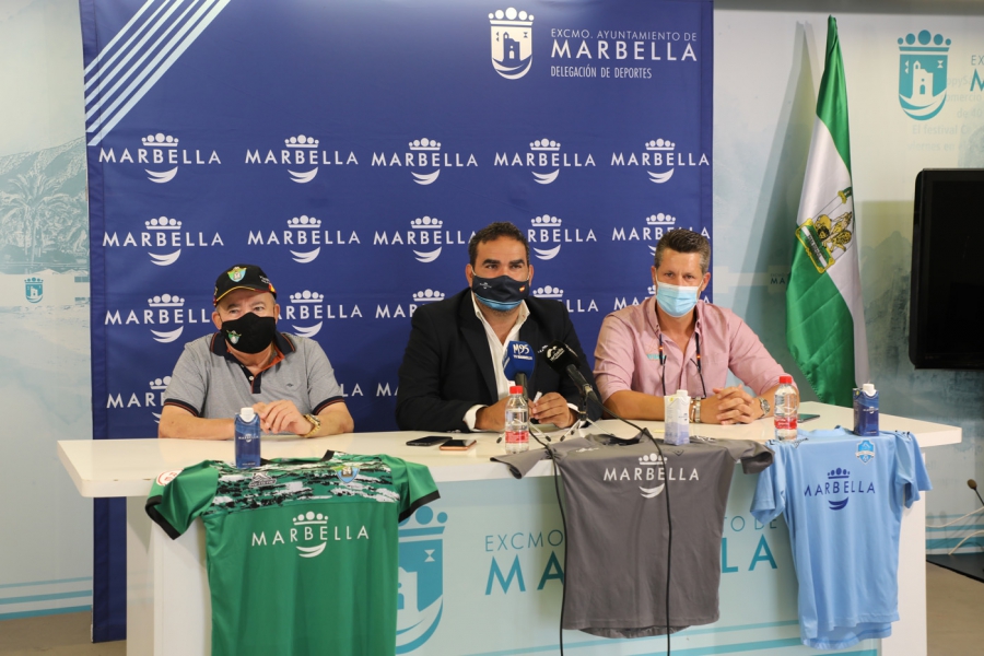 El Ayuntamiento renueva el patrocinio deportivo al CD Vázquez Cultural y al Marbella Paraíso CF con una dotación total de 25.000 euros para esta temporada
