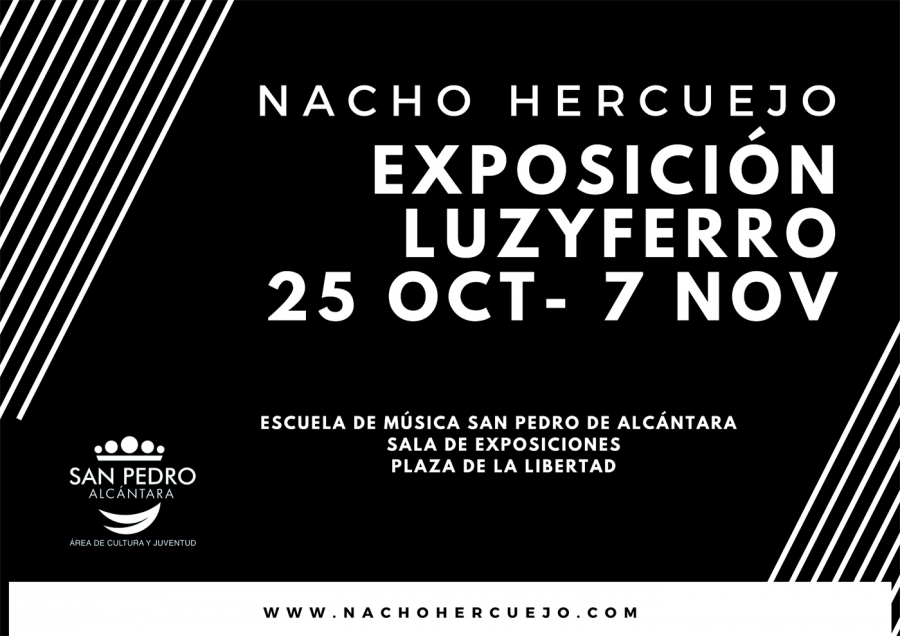 El Centro Cultural San Pedro acoge hoy la inauguración de la exposición ‘Luzyferro’, de Nacho Hercuejo
