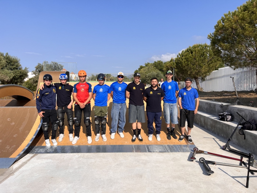 La selección española de Scooter elige el nuevo skatepark de Bello Horizonte para preparar su participación en el mundial que se celebrará en junio en Madrid