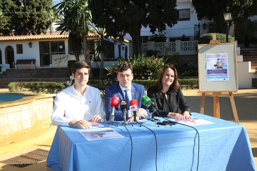 El Ayuntamiento y la Fundación INCYDE pondrán en marcha el 4 de febrero en Marbella y Nueva Andalucía una nueva edición del curso ‘Emprendimiento, digitalización y cambio’