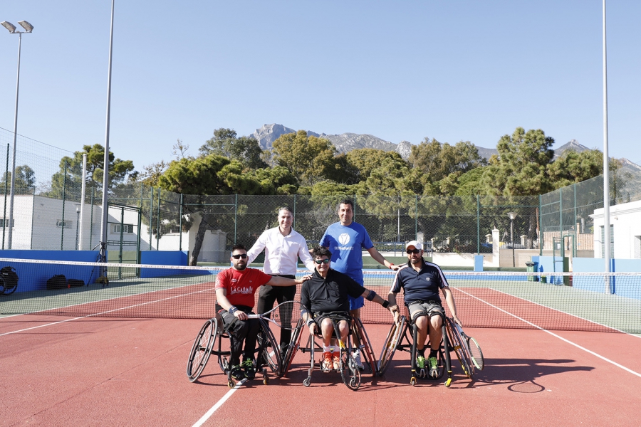 El Ayuntamiento inicia hoy las clases de tenis en silla de ruedas dentro de las actividades del Programa de Deporte Adaptado-Inclusivo