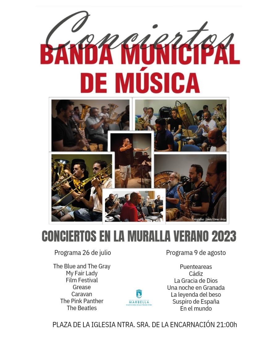 La Banda Municipal de Música protagonizará este miércoles y el 9 de agosto una nueva edición de ‘Los Conciertos en la Muralla’