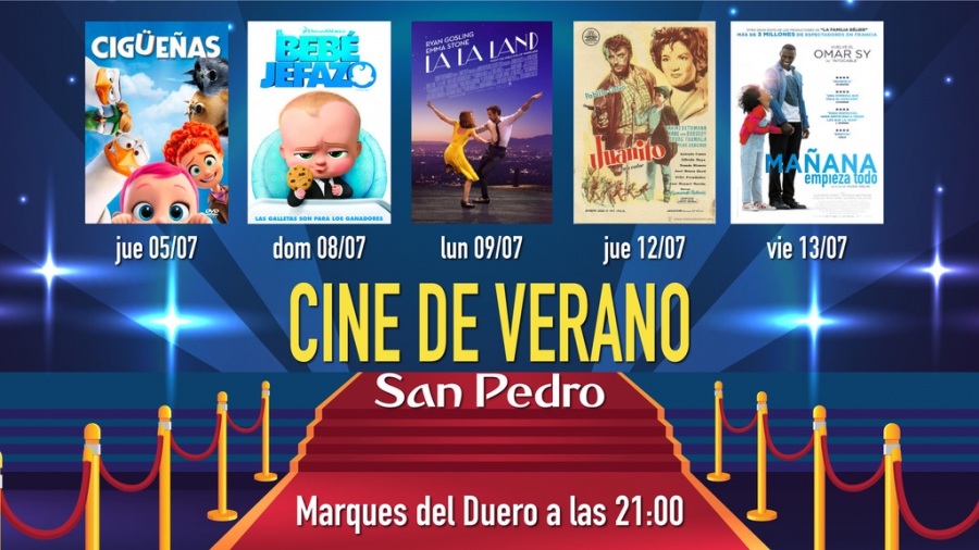 La Tenencia de Alcaldía de San Pedro Alcántara organiza un ciclo de Cine de Verano que se podrá disfrutar en la pantalla gigante de Marqués del Duero