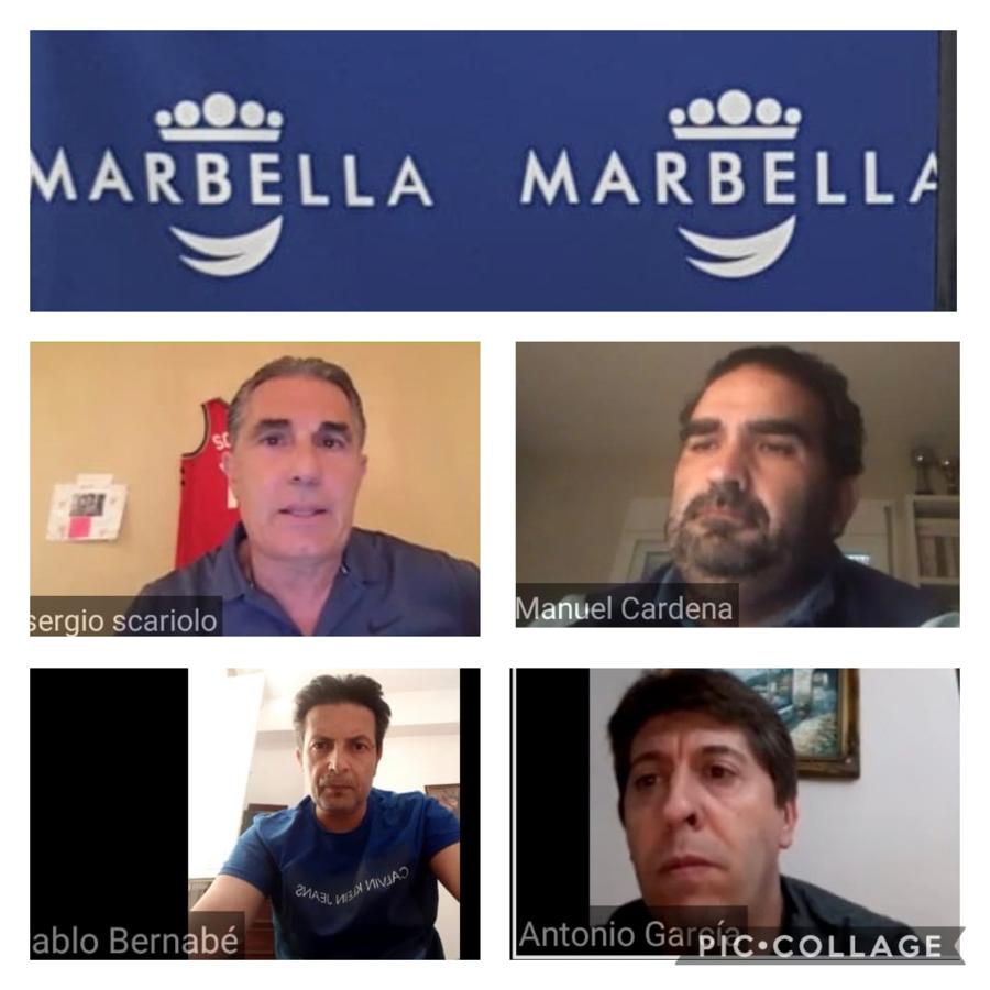 El Ayuntamiento y el seleccionador nacional de baloncesto Sergio Scariolo colaboran para impulsar nuevas iniciativas deportivas con el respaldo del programa Marca Marbella
