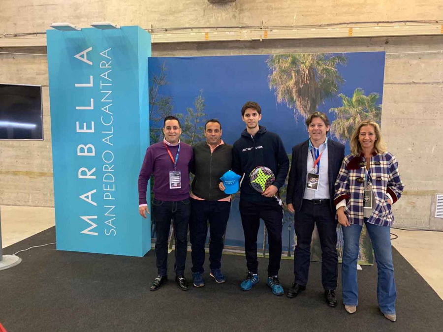Marbella y San Pedro Alcántara están presentes en el ‘World Padel Tour Master Final de Madrid’ para promocionar el municipio como próxima sede en marzo de 2019