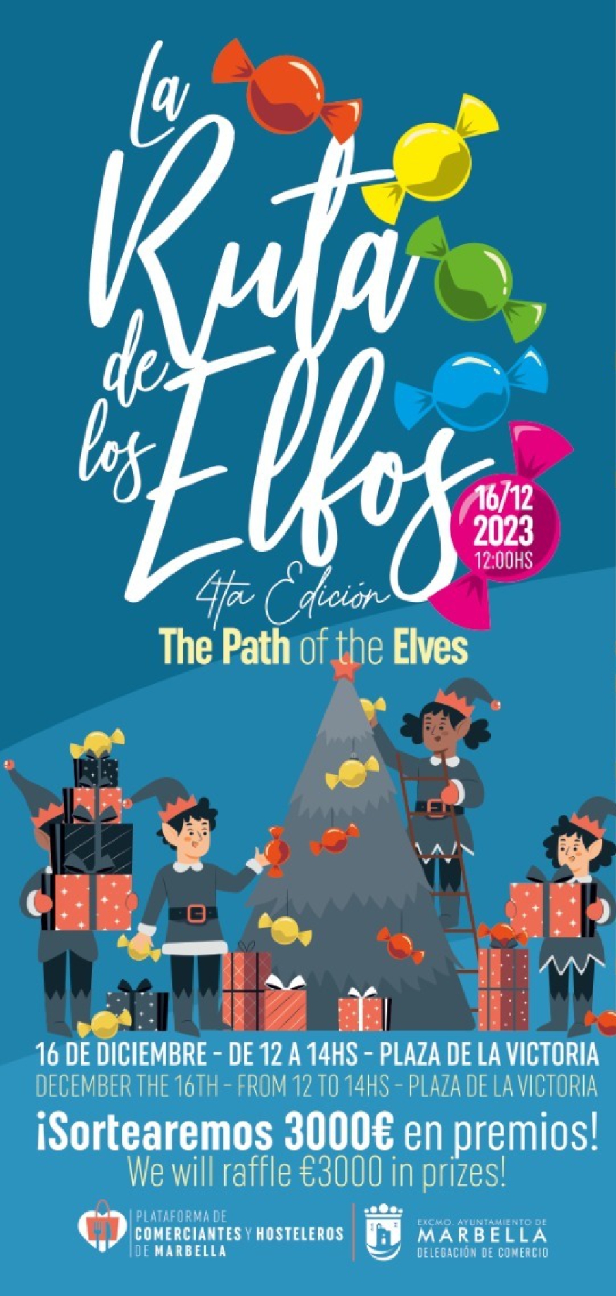 El Ayuntamiento respalda la cuarta edición de La Ruta de los Elfos, que recorrerá este sábado el Casco Antiguo para incentivar las compras en el comercio de proximidad