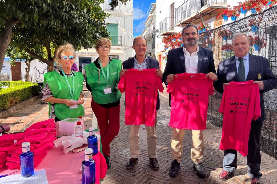 El Ayuntamiento respalda las últimas acciones de la AECC para facilitar la participación en la carrera solidaria ‘Marea Rosa’, que ronda los 2.000 inscritos