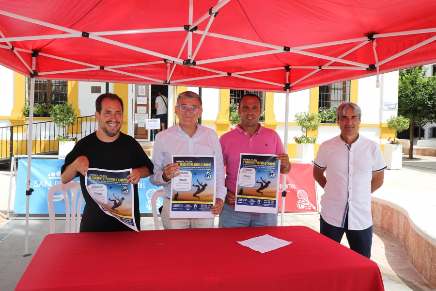 San Pedro Alcántara albergará durante todo el mes de julio el campus de fútbol playa de ‘El Langui’, que se cerrará el último fin de semana con el torneo FUTPLAYUNI