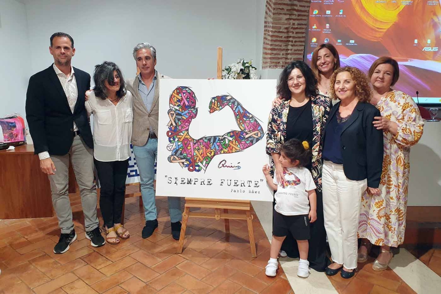 El Centro Cultural Cortijo Miraflores alberga el proyecto solidario 'Siempre fuerte' en homenaje a Pablo Ráez