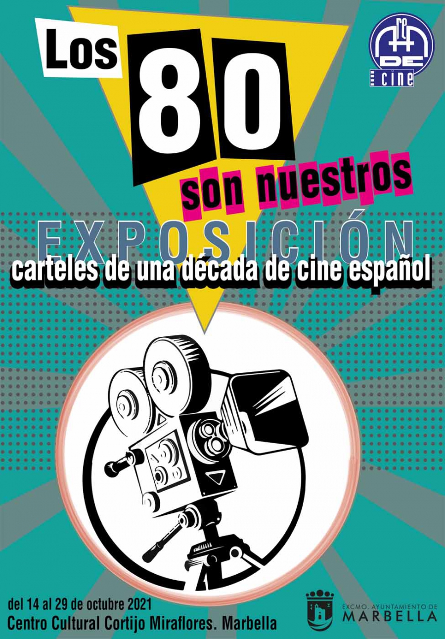 El Centro Cultural Cortijo Miraflores albergará del 14 al 29 de octubre la exposición ‘Los 80 son nuestros. Carteles de una década de cine español’