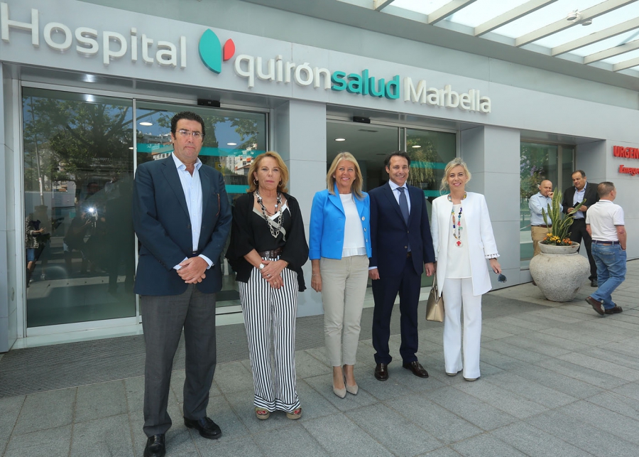 La alcaldesa visita la nueva área de hospitalización de Quirónsalud Marbella
