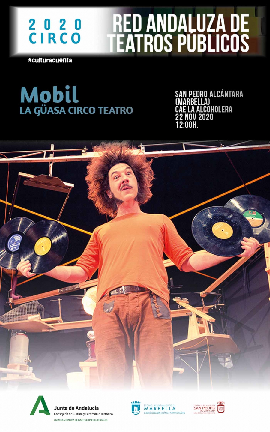 La compañía La Güasa ofrecerá este domingo a las 12.00 horas la obra de teatro infantil ‘Mobil’ en La Alcoholera