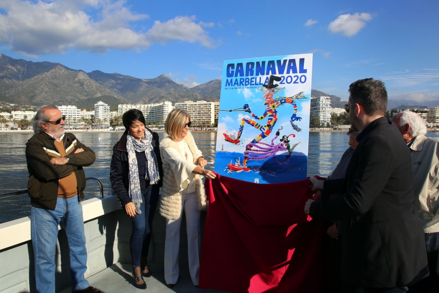 El artista local Fran Terrén será el pregonero del Carnaval de Marbella 2020