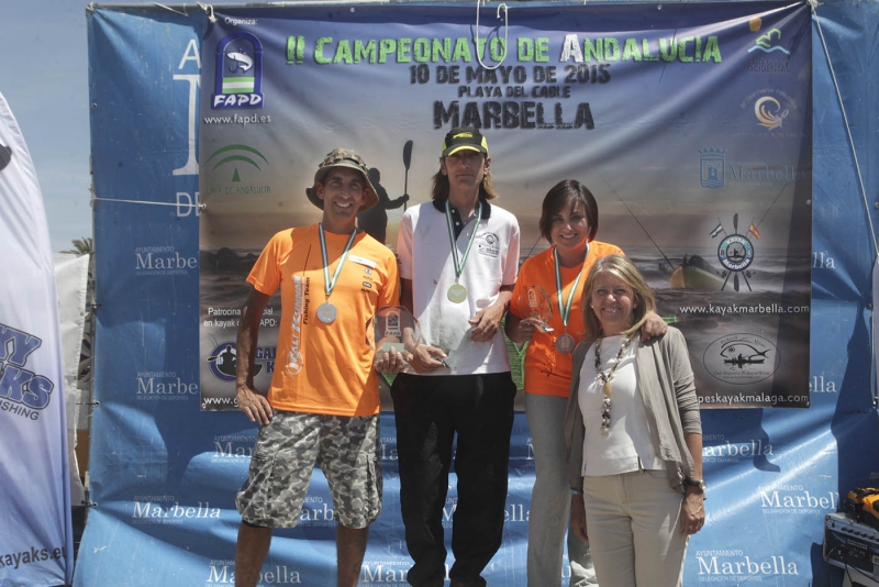 La alcaldesa ha asistido al 2º Campeonato de Andalucía de Pesca Deportiva en Kayak