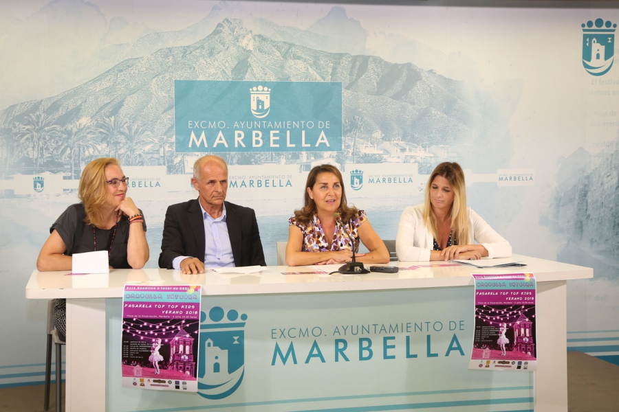 La plaza de la Iglesia será escenario mañana del evento ‘Marbella Integra: Pasarela Top Top Kids Verano 2018’ a beneficio de la asociación CADI