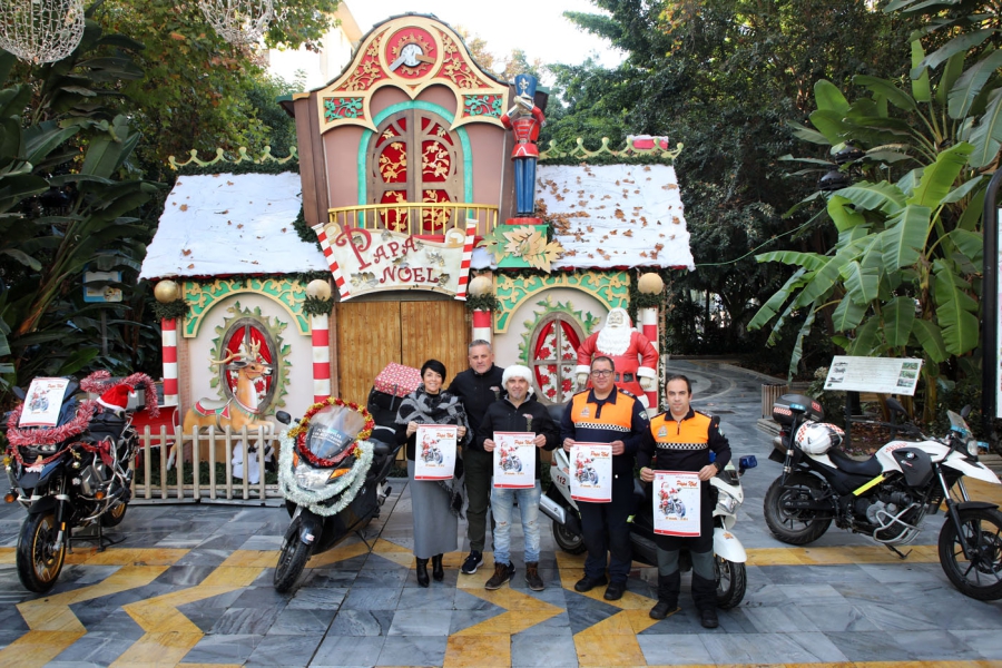Más de un centenar de motocicletas acompañarán el sábado 23 de diciembre a Papá Noel en una ruta por las calles de Marbella