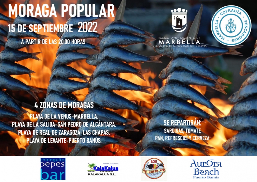 El Ayuntamiento y la Cofradía de Pescadores repartirán 1.900 kilos de sardinas en la Moraga Popular, que se retomará el 15 de septiembre tras la pandemia