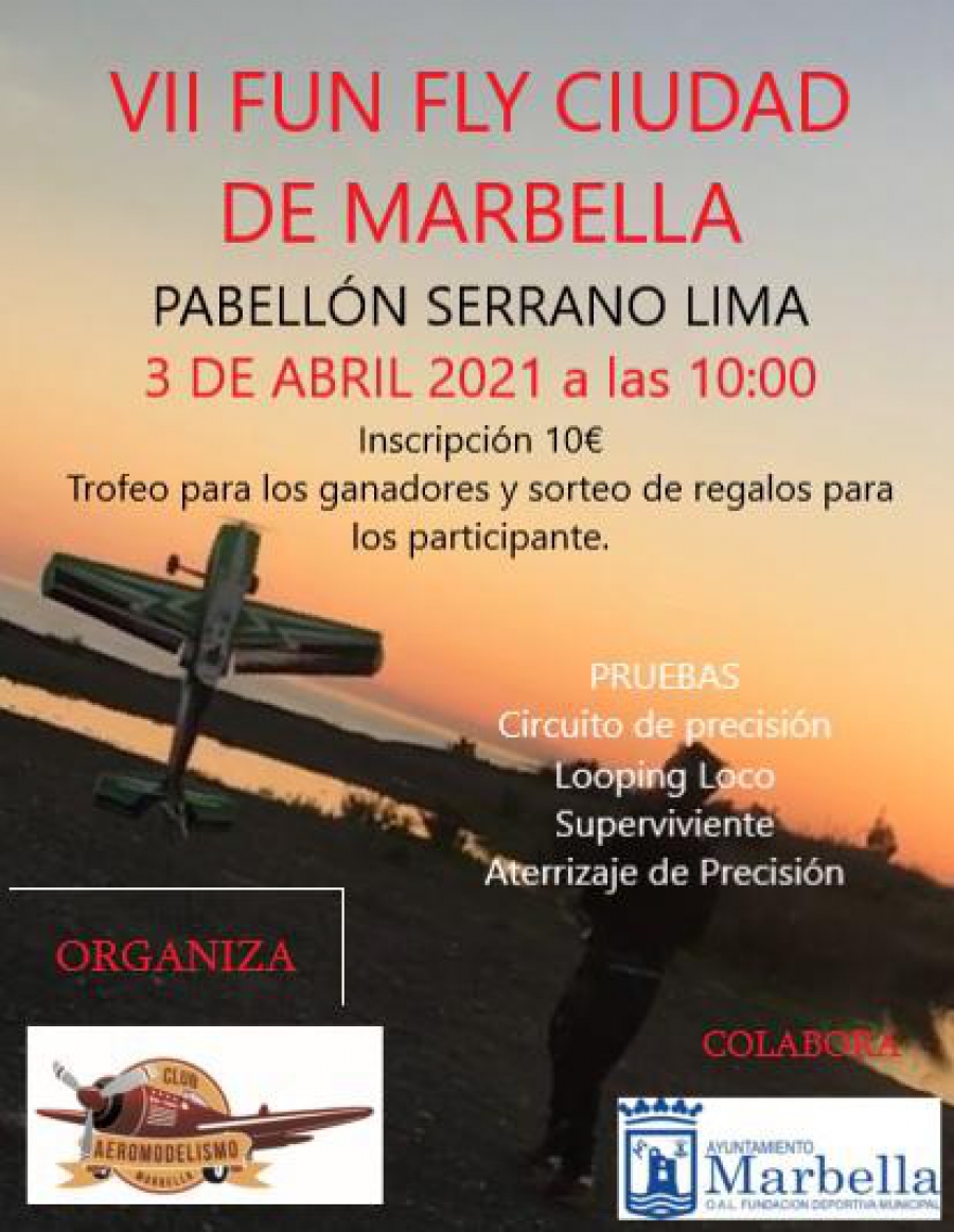 El polideportivo Antonio Serrano Lima albergará este sábado la séptima edición del evento de aeromodelismo ‘Fun Fly Ciudad de Marbella’