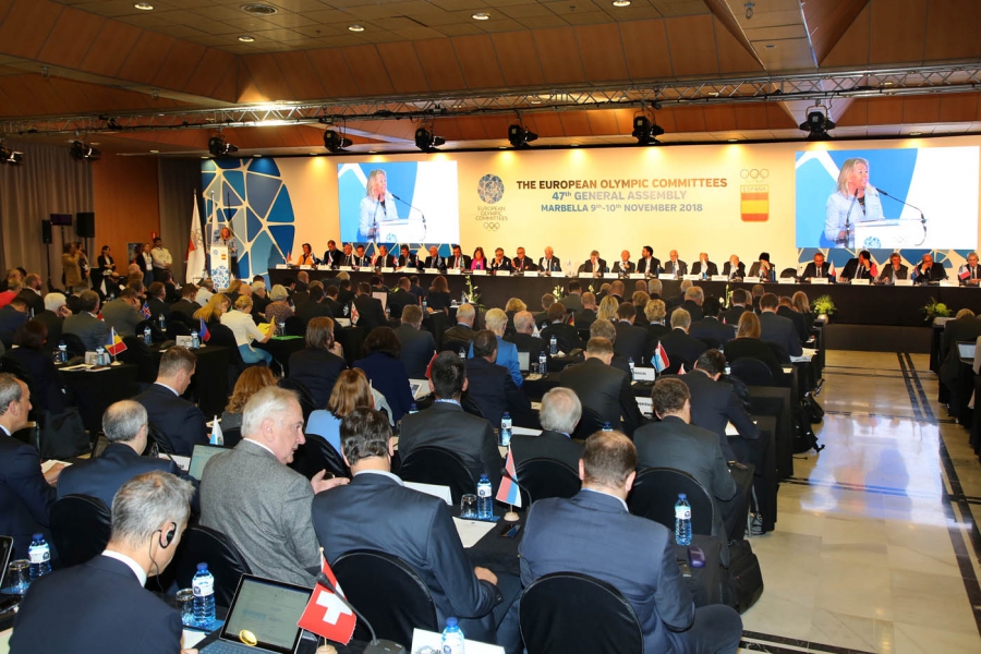 Marbella se convierte en el “escaparate del movimiento olímpico internacional” con la celebración de la Asamblea de los comités europeos