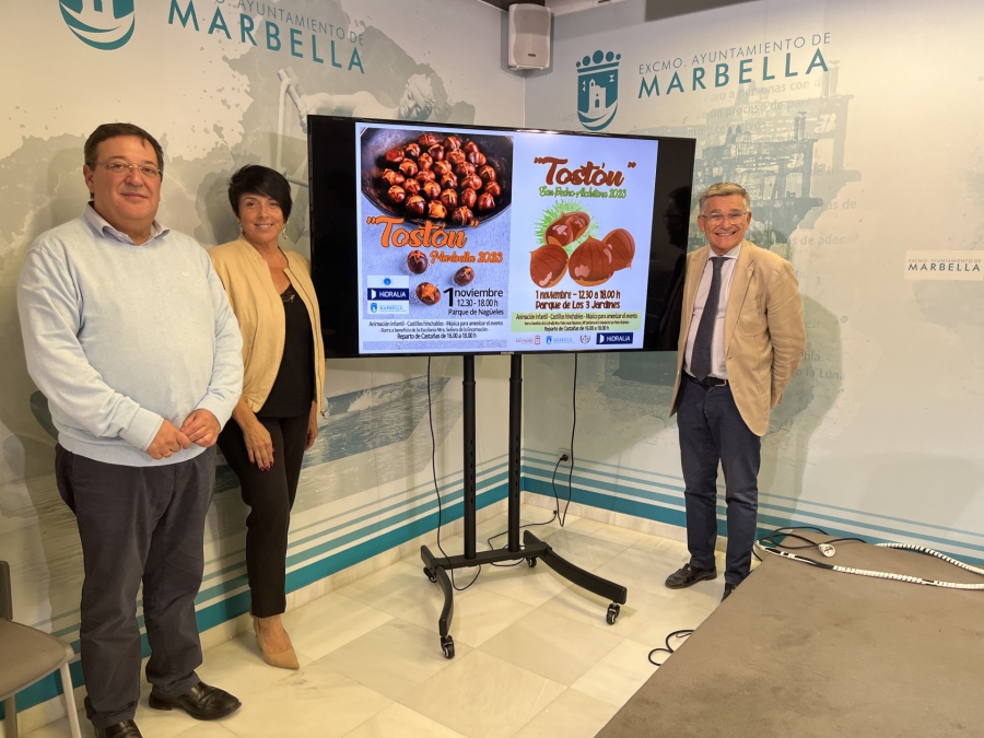 El Ayuntamiento repartirá 500 kilos de castañas en la celebración del Día del Tostón, el 1 de noviembre, con una jornada familiar en los parques Nagüeles de Marbella y Los Tres Jardines de San Pedro