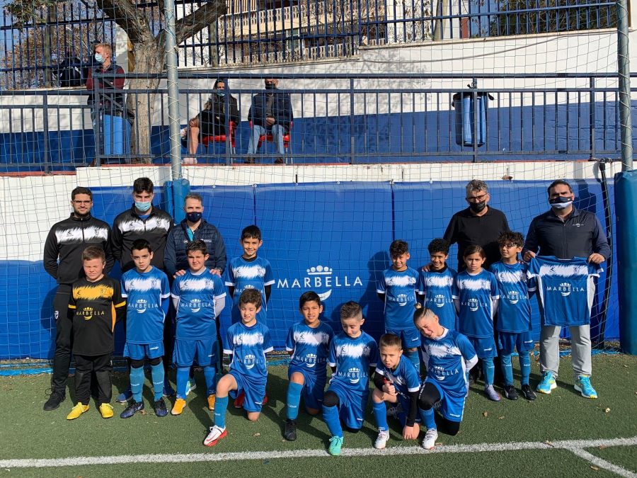 El Ayuntamiento incorpora a los equipos de la cantera del C.D. Peña Los Compadres al programa de patrocinio ‘Marca Marbella Junior’