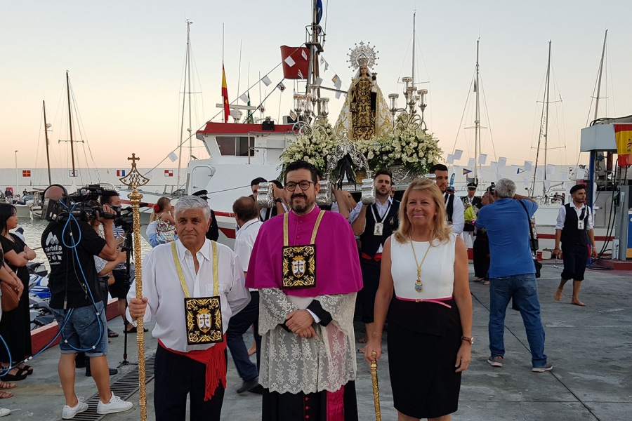 Concluye la jornada festiva en honor a la Virgen del Carmen con las procesiones de Marbella y San Pedro Alcántara