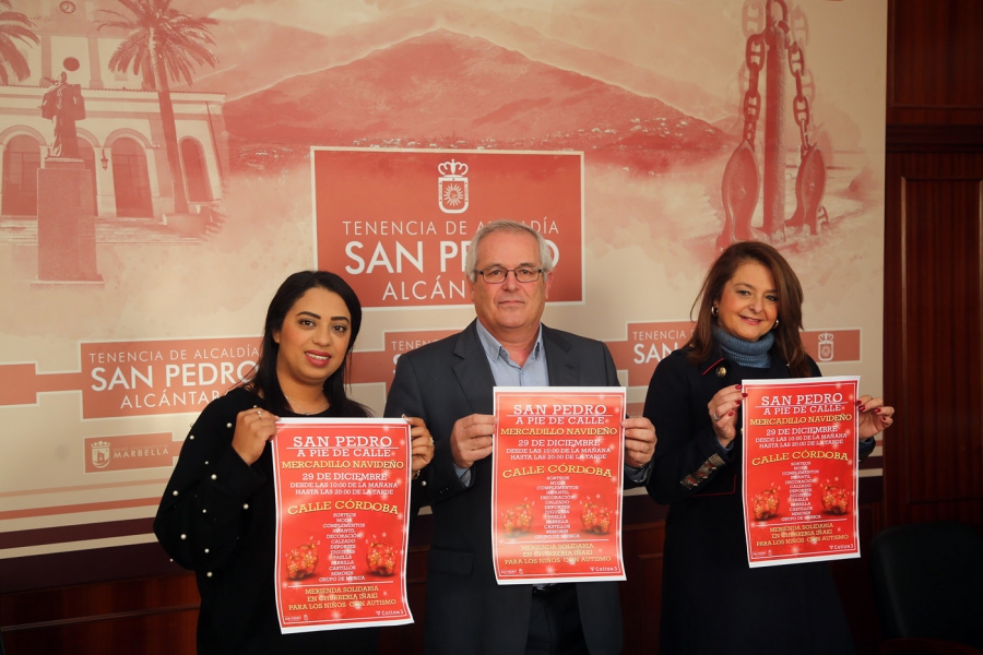 San Pedro Alcántara acogerá el 29 de diciembre un mercadillo navideño con más de 30 puestos de comercios locales