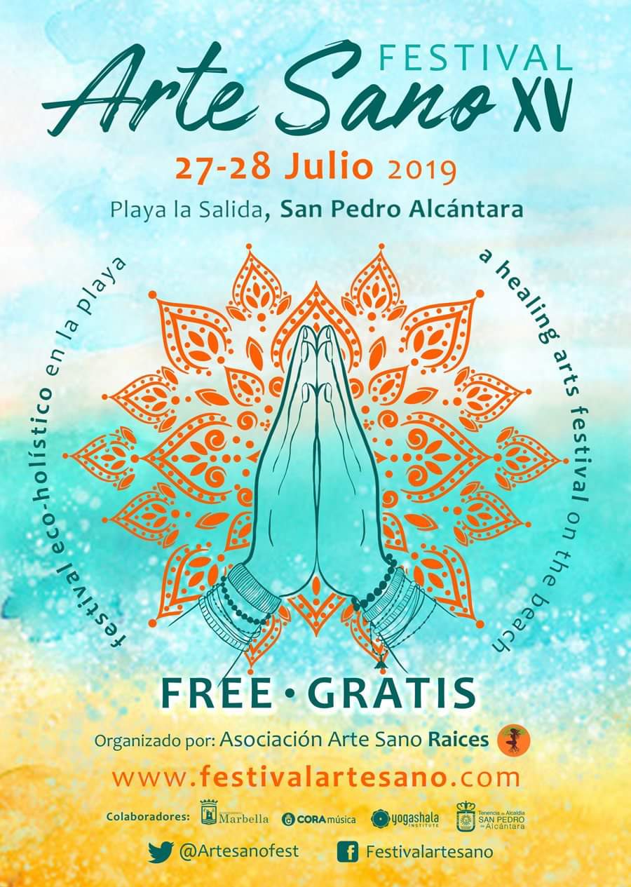 El Festival Arte Sano XV se celebrará los días 27 y 28 de julio en la playa La Salida de San Pedro Alcántara