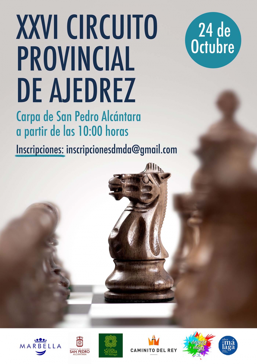 La Carpa de San Pedro Alcántara será la sede de la nueva edición del Torneo de Ajedrez de la Diputación de Málaga