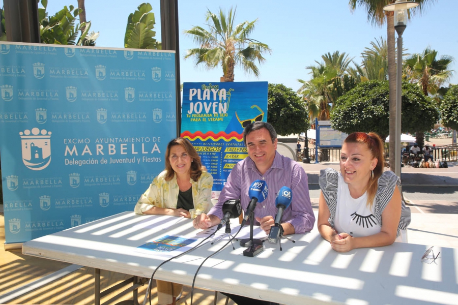 El programa de ocio alternativo ‘Playa Joven’ ofertará actividades y talleres al aire libre en Marbella y San Pedro Alcántara del 5 al 31 de julio