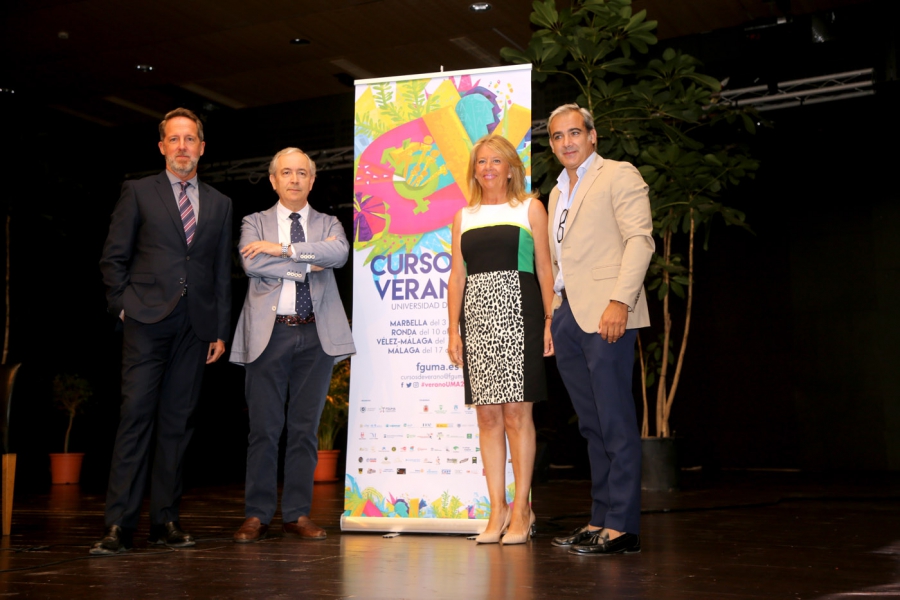 La alcaldesa destaca la apuesta de Marbella por la calidad educativa en el décimo aniversario de su colaboración con la UMA