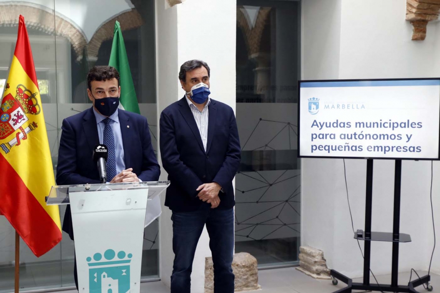 Cerca de 2.400 autónomos y empresas de Marbella solicitan las ayudas directas convocadas por el Ayuntamiento para apoyar al tejido productivo del municipio