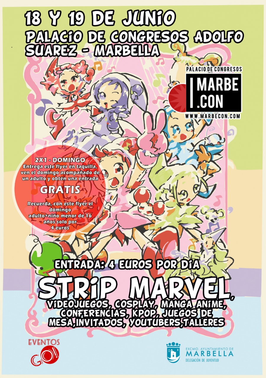 Más de 80 actividades conforman el programa de la quinta edición del Salón de Manga, videojuegos y cultural alternativa ‘Marbecon’