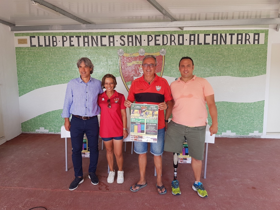La XL Edición del Torneo de Petanca ‘Ciudad de San Pedro’ reunirá el 3 y 4 de agosto en el Polideportivo El Arquillo a más de medio centenar de equipos andaluces