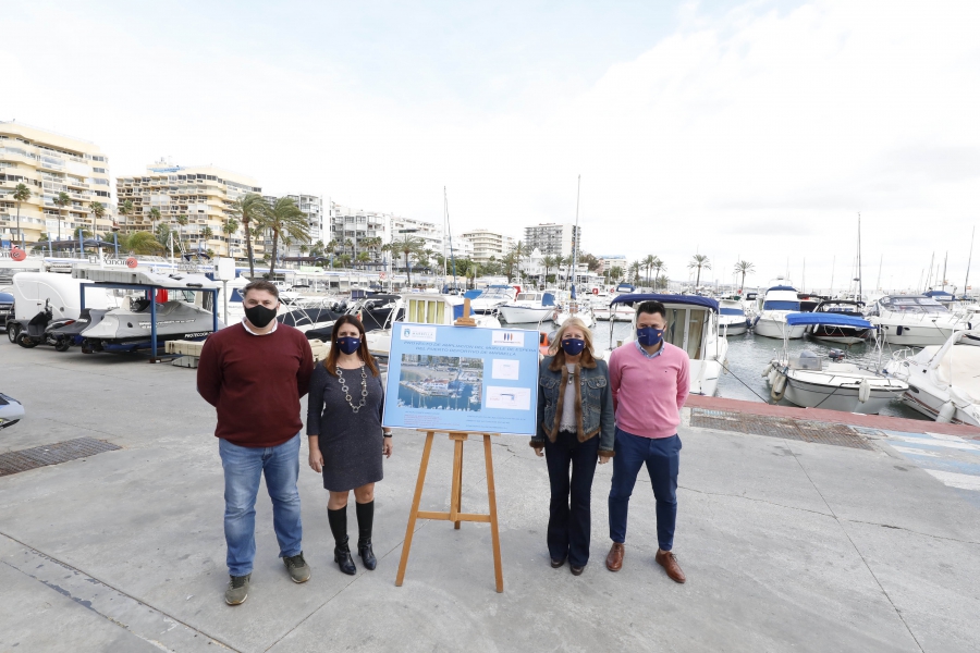 El Ayuntamiento iniciará en los próximos días la ampliación del muelle de espera del Puerto Deportivo Virgen del Carmen de Marbella para fomentar el turismo náutico y albergar lanzaderas de cruceros