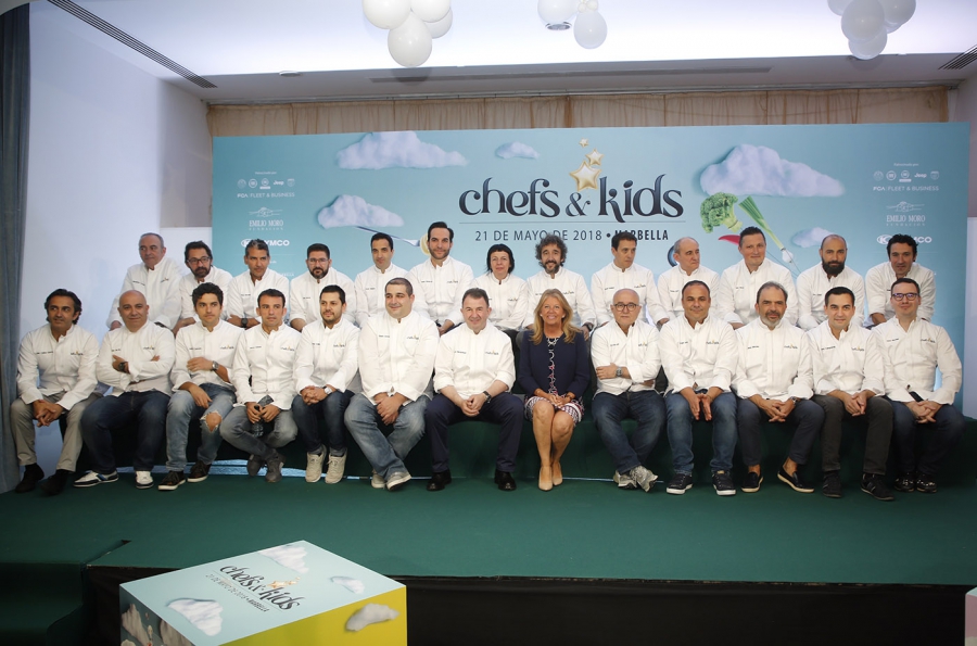 Marbella une alta gastronomía y solidaridad en la celebración de ‘Chefs&Kids’, con la participación de 24 cocineros con más de 40 Estrellas Michelin