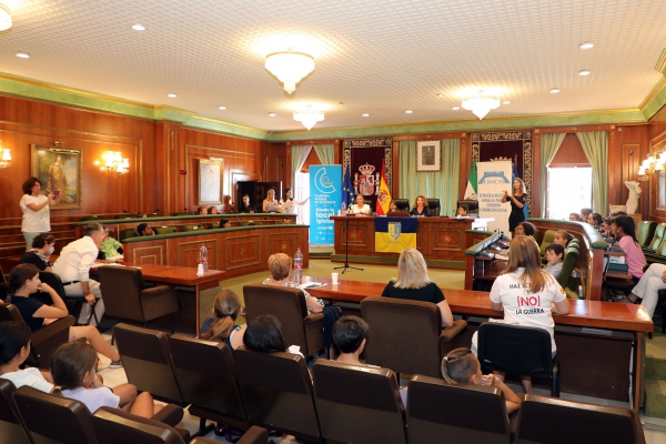 El Pleno Infantil celebra su primera sesión tras la pandemia con la participación de 25 colegios del municipio