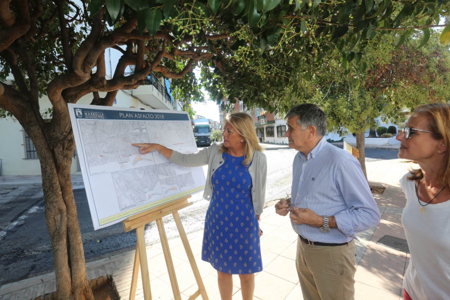 El Ayuntamiento destina más de 1,3 millones de euros a la renovación del asfalto de 41 viales de Marbella
