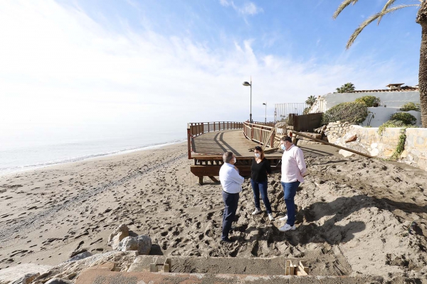 La alcaldesa firmará mañana lunes el Decreto de Emergencia para actuar “con carácter inmediato” ante los destrozos ocasionados por el temporal en Marbella