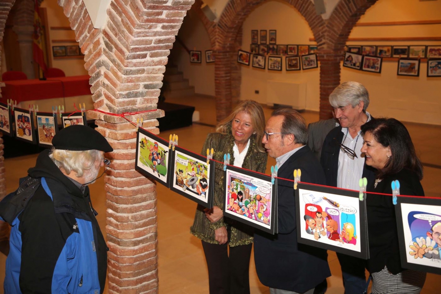 La exposición ‘Marbella, tres años viñeta a viñeta’ se exhibe en el Hospital Real de la Misericordia hasta el 15 de marzo