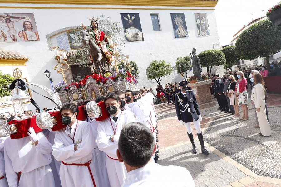 La ciudad se reencuentra con las procesiones del Domingo de Ramos tras dos años de pandemia