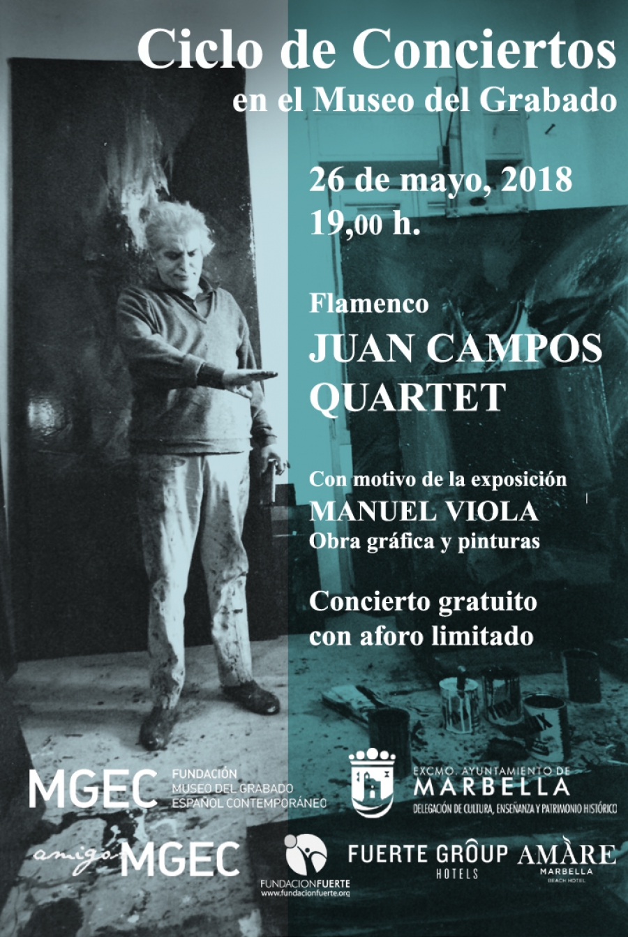 El Museo del Grabado acoge este sábado el concierto de Juan Campos Quartet