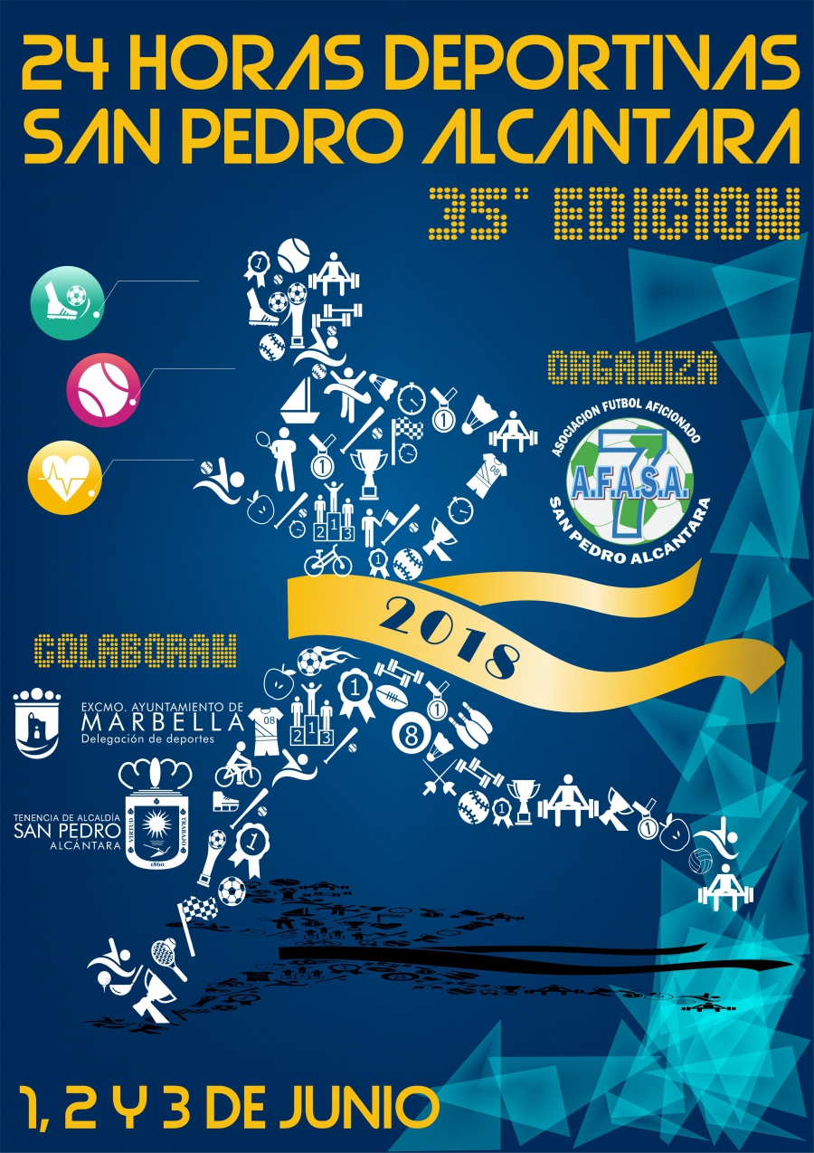 San Pedro Alcántara celebrará la 35ª edición de las 24 Horas Deportivas del 1 al 3 de junio con una previsión de participación de 3.000 deportistas