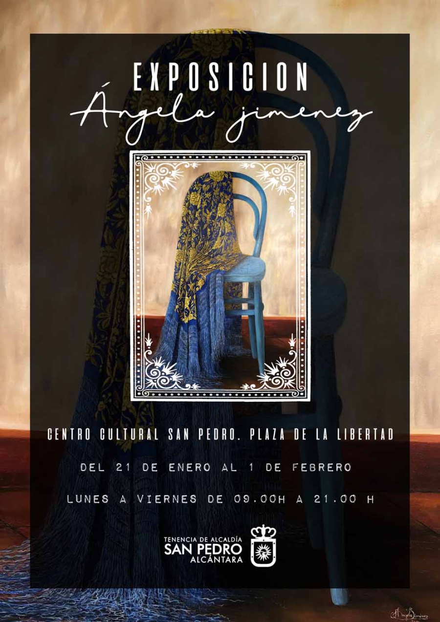 La pintora Ángela Jiménez inaugurará una exposición el próximo 21 de enero en el Centro Cultural San Pedro