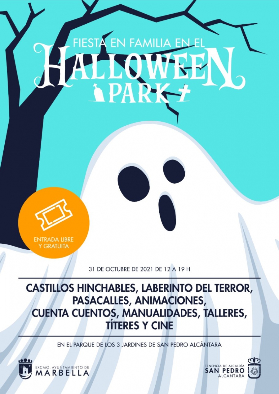 San Pedro Alcántara celebrará la fiesta de Halloween este domingo día 31 en el Parque de los Tres Jardines