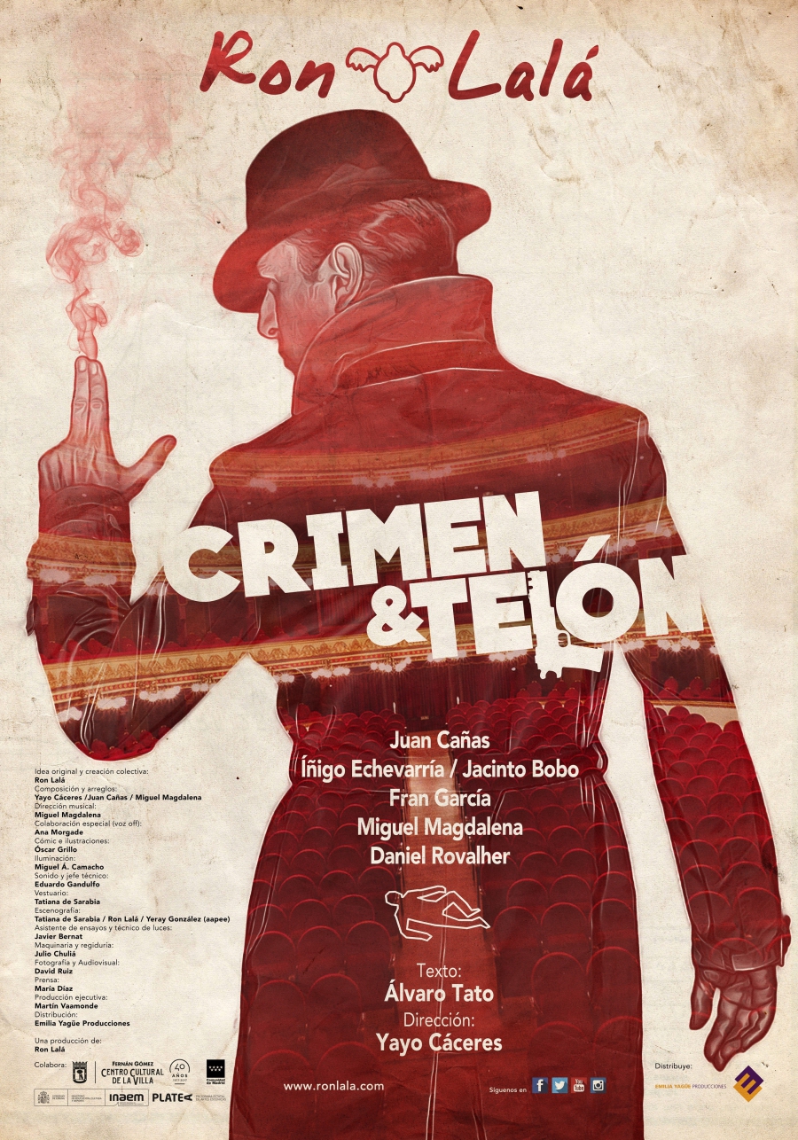 El Teatro Ciudad de Marbella acogerá este viernes la puesta en escena de ‘Crimen y telón’, a cargo de la compañía Ron Lalá