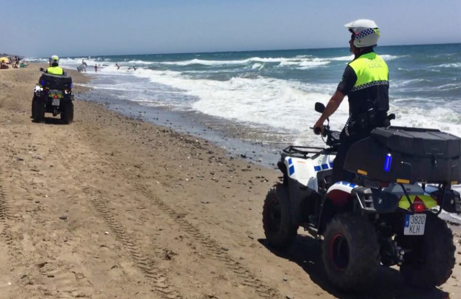 La unidad de la Policía Local de Playas ha realizado más de 250 actuaciones este verano